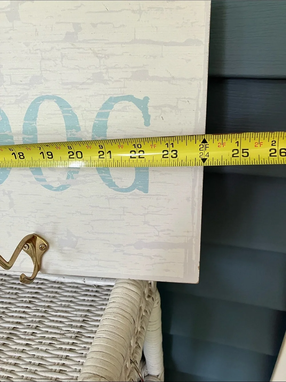 “I Love My Dog”  Wood Wall Hook Sign - Shabby Chic, Ready To Hang